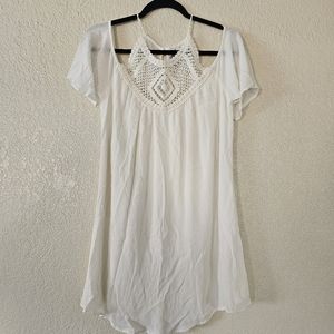 Speechless Creme/ White Dress Size Medium In Good Condition
